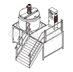 آلةخلطمستحضراتالتجميلوالتسخينالكيميائياليوميبالبخارSUS316L