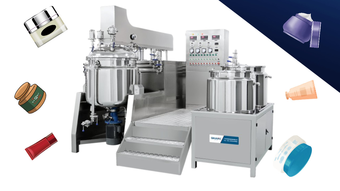 Edelstahl-Salbe-Salbe des Vakuum500l pharmaceutical, die machine herstt