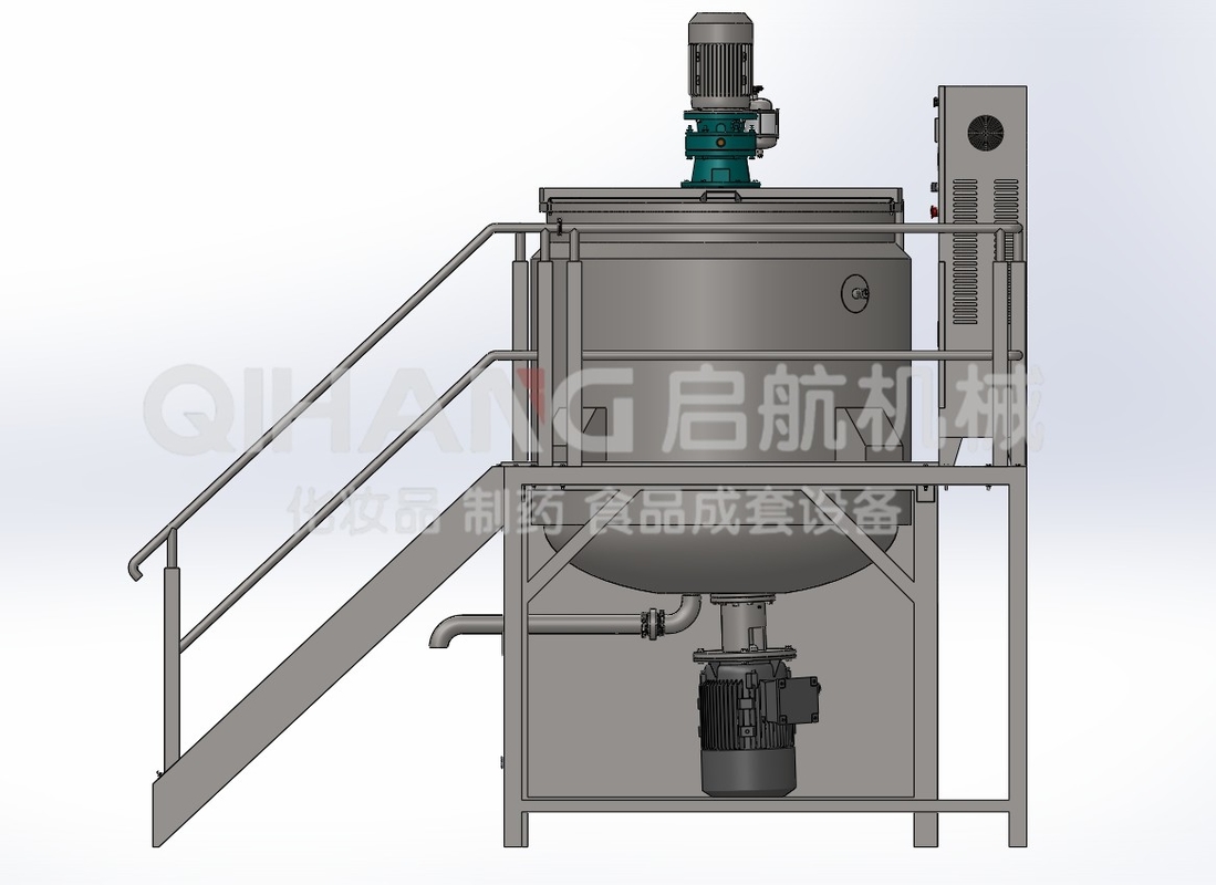 دستگاهمخلوطکردنلوازمآرایشیوبهداشتیبخاریبخارشیمیاییSUS316L