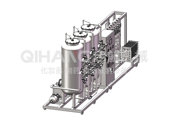 UV 500LPH桶装ROอุปกรณ์บำบัดน้ำสำหรับโรงแรม