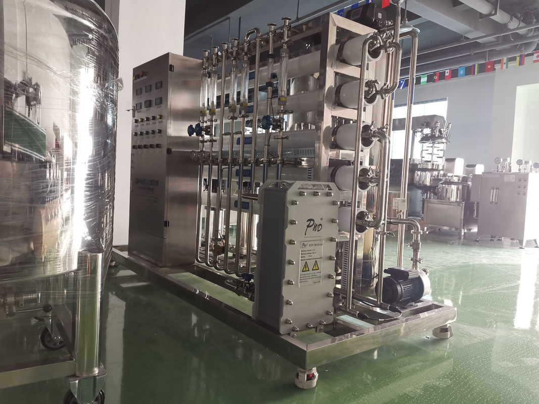 1000LPH SS การบำบัดน้ำระบบ Reverse Osmosis Anti Corrosive