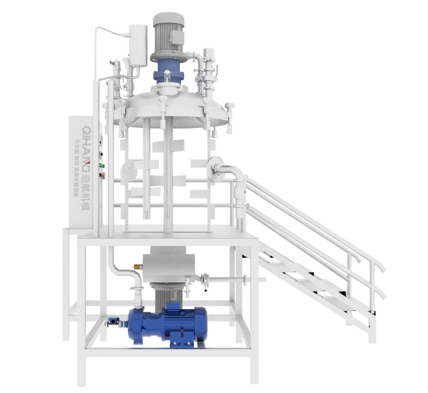 Kozmetik Krem Emülsifiye Karıştırma Ekipmanları Jel Balmumu Macun Homojenizatör Yapma Karıştırma Makinesi