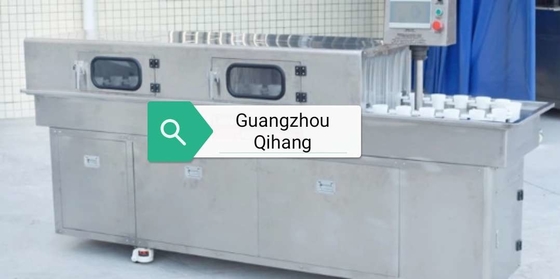 Máy rửa chai thủy tinh bằng nhựa 0,7mpa với màn hình cảm ứng